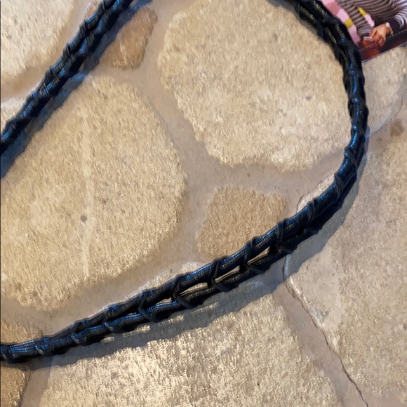 Betsy Johnson black rope belt - Picture 4 of 6